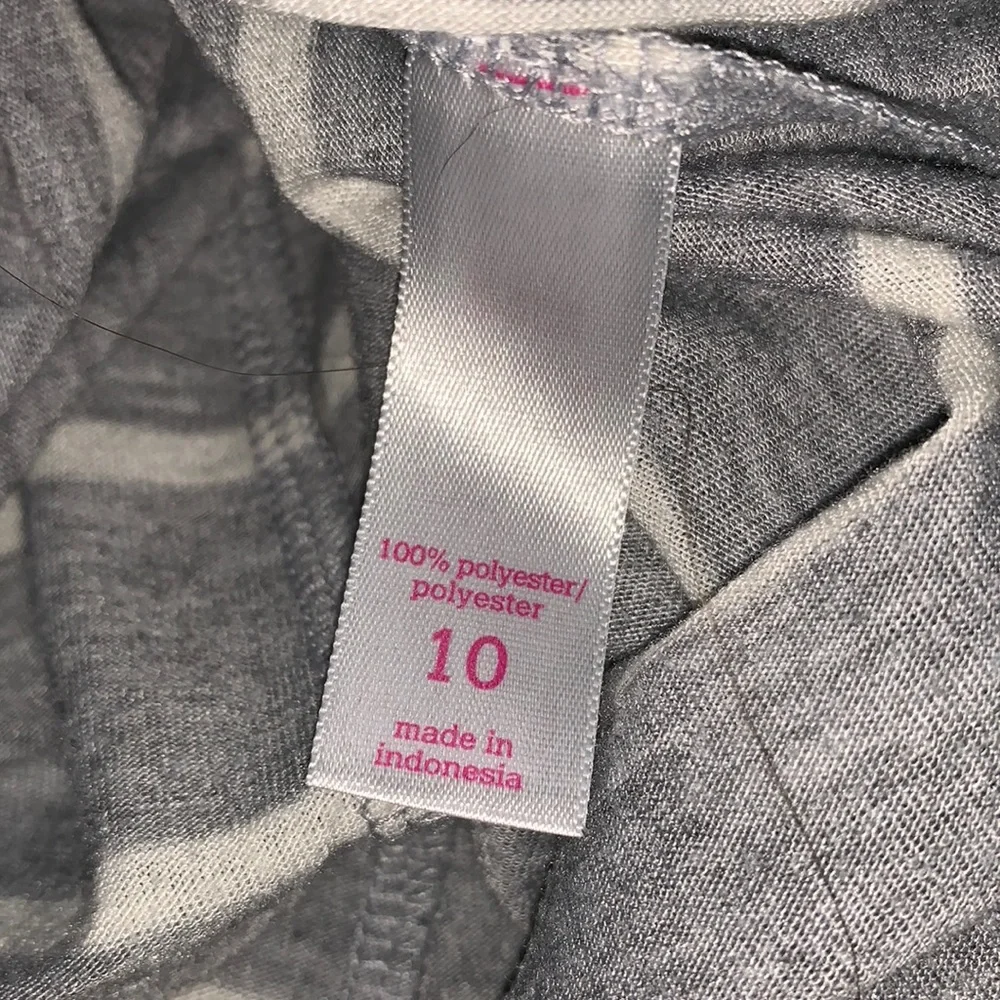 Justice Short Sleeve Top Size 10 Heather Gray‎ Pink